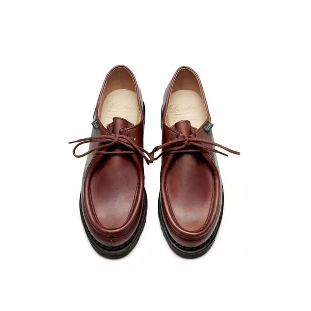 Paraboot - Derbies Michael en cuir - Marron - Image 4
