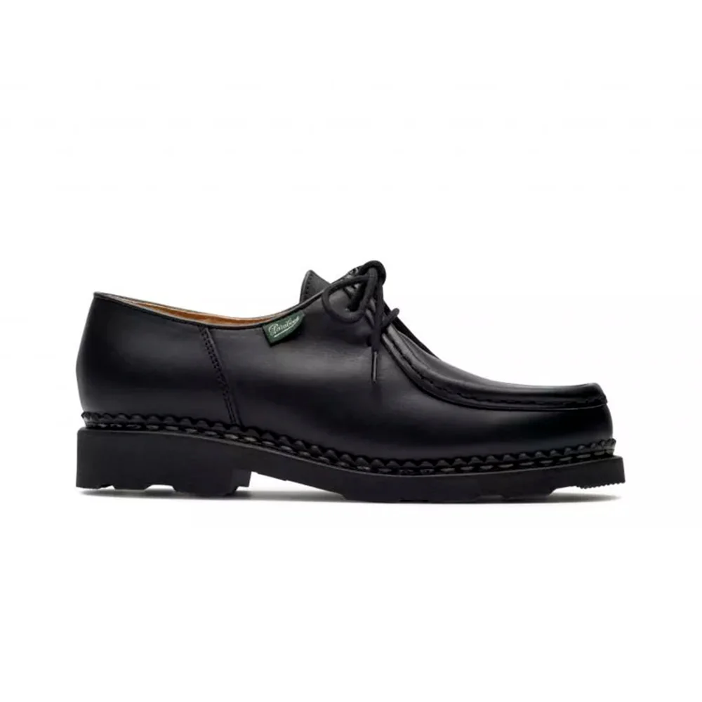Paraboot - Derbies Michael en cuir - Noir - Image 3