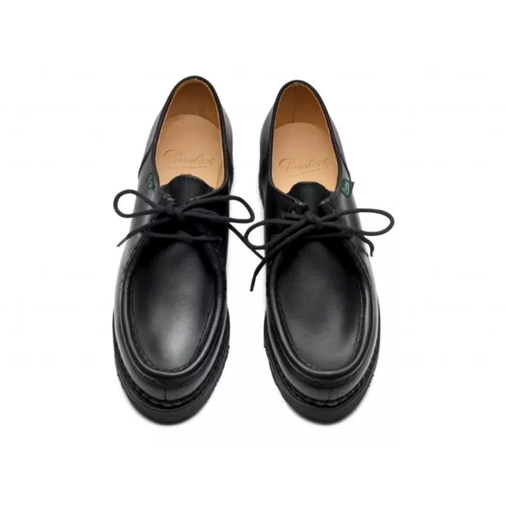 Paraboot - Derbies Michael en cuir - Noir - Image 4