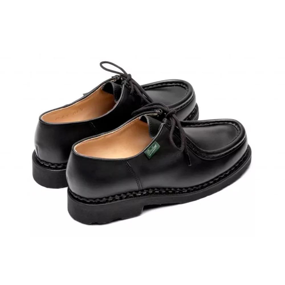 Paraboot - Derbies Michael en cuir - Noir - Image 5