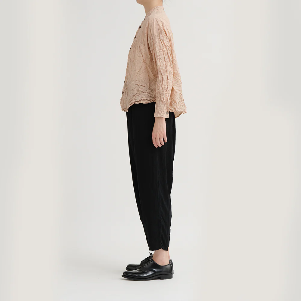 Pas de Calais - Chemisier en coton lavé - Rose - Image 3
