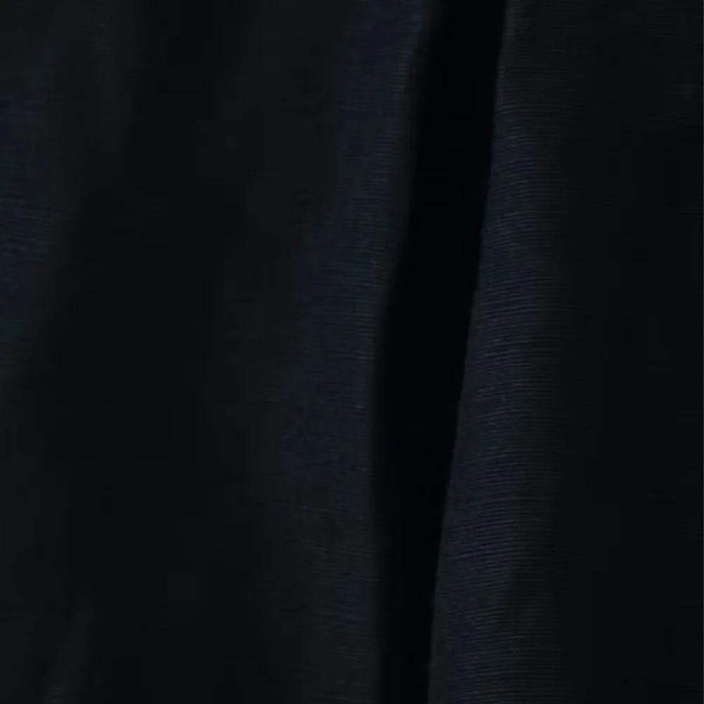 Pas de Calais - Pantalon High Density Linen Cotton - Noir - Image 2