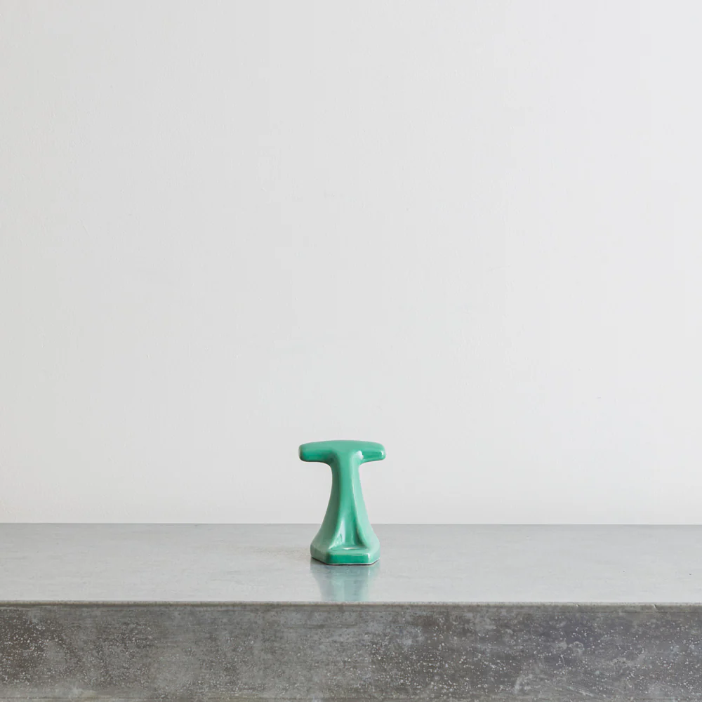 Patère porcelaine - Vert - Image 2