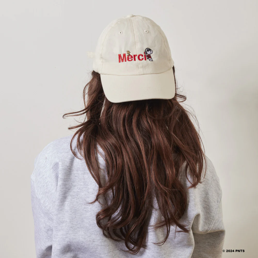 Peanuts x Merci - Casquette Merci - Ecru - Image 4