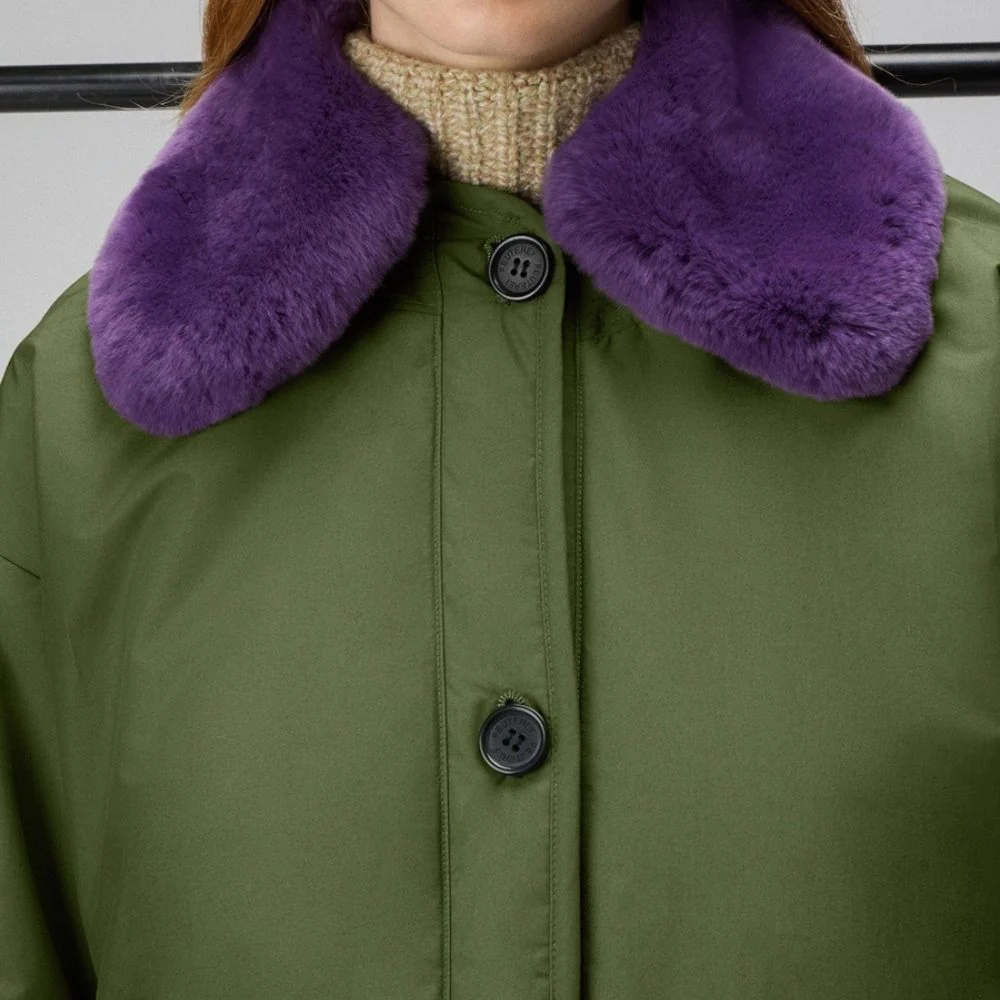 Peuterey - Manteau Gursky reversible - Vert violet - Image 3