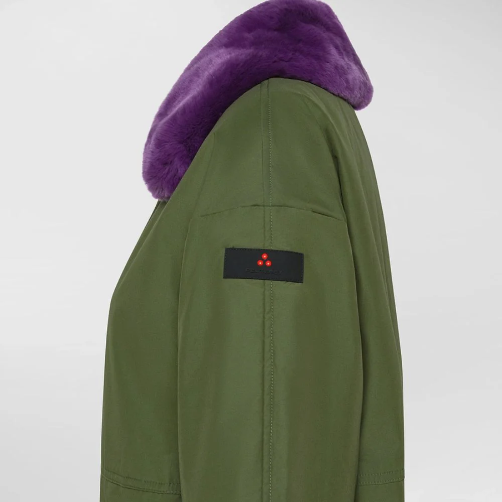 Peuterey - Manteau Gursky reversible - Vert violet - Image 4