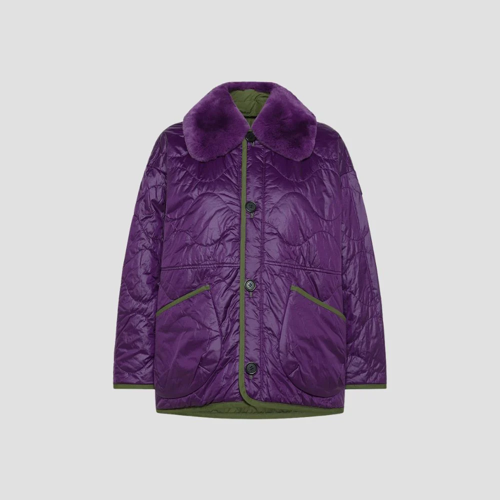 Peuterey - Manteau Gursky reversible - Vert violet - Image 5
