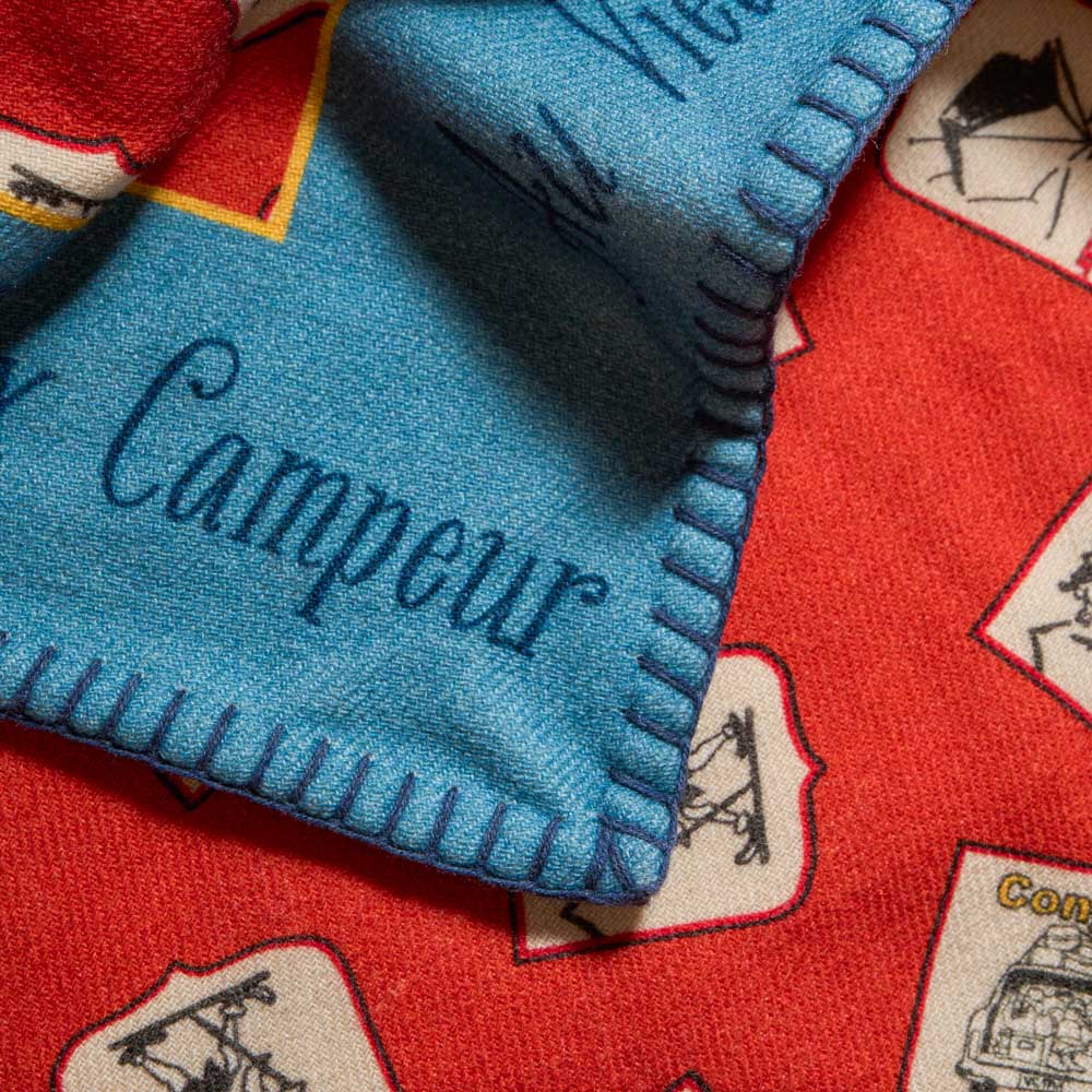 Plaid en Laine Au Vieux Campeur - Blason - Image 4