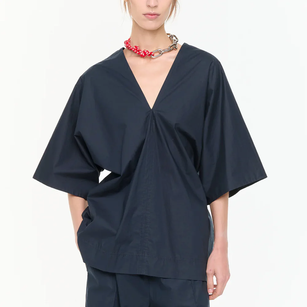 PLAN C - Blouse Parachute - Marine - Image 2