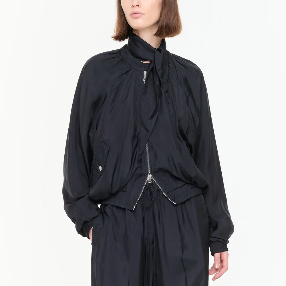 PLAN C - Veste Bomber - Bleu Noir - Image 2