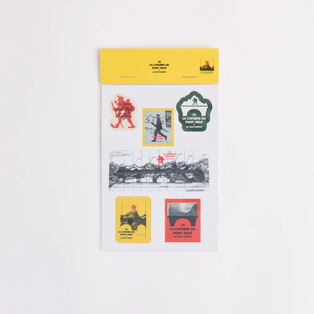 Planche Stickers - La Caverne du Pont-Neuf x Au Vieux Campeur