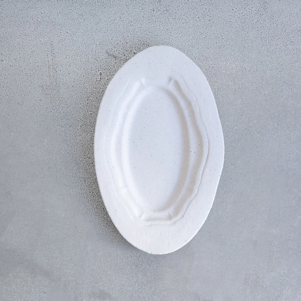 Plat oval Réfectoire - Sable Mat - Image 2