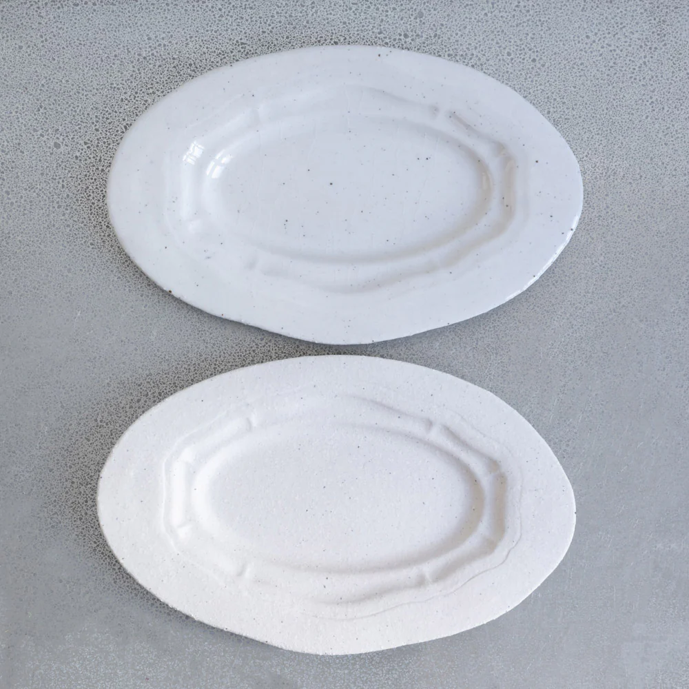 Plat oval Réfectoire - Sable Mat - Image 3