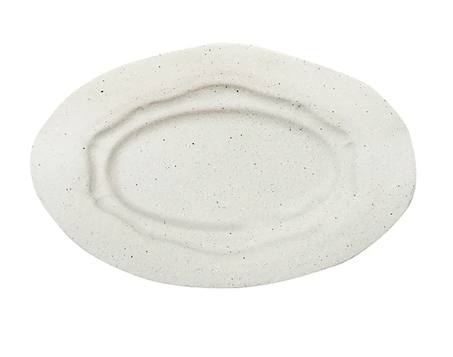 Plat oval Réfectoire - Sable Mat - Image 6