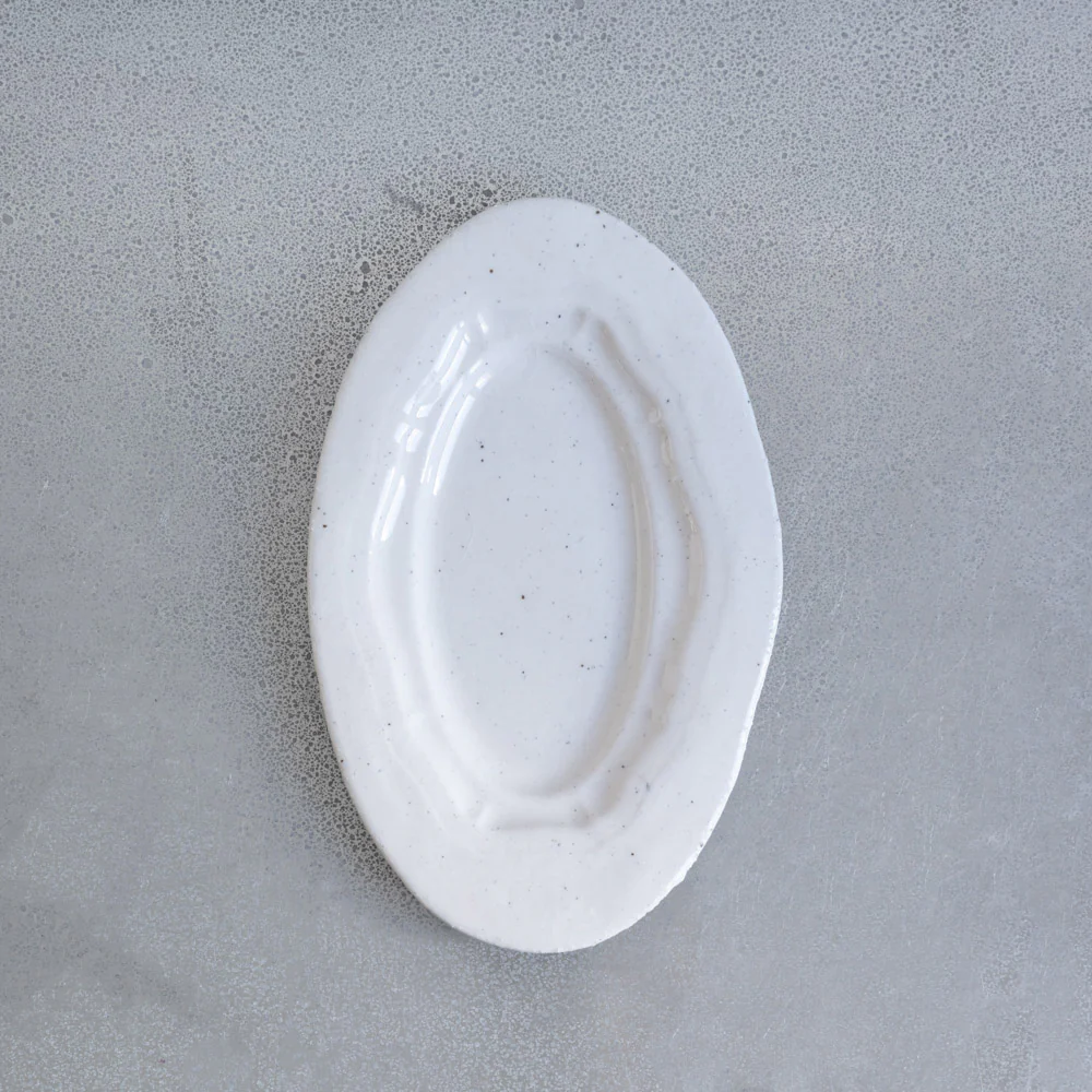 Plat oval Réfectoire - Sable Brillant