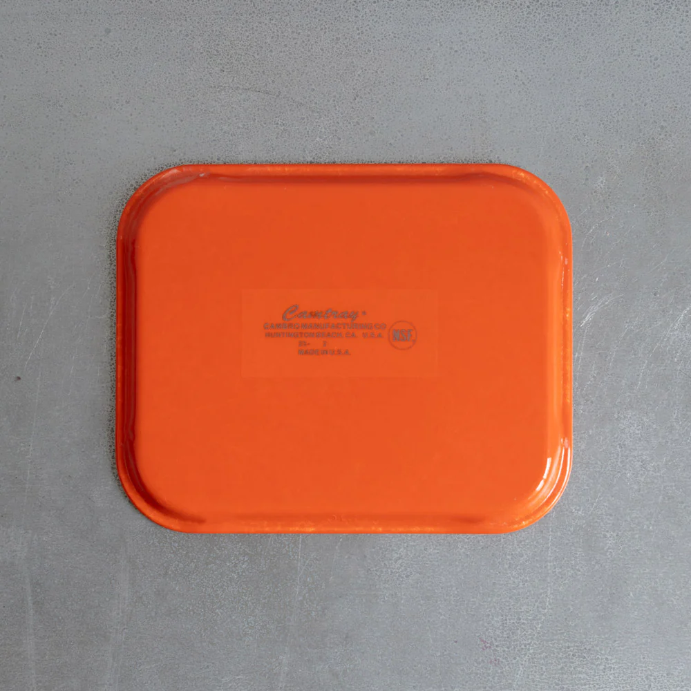 Plateau en fibre de verre - Orange Citrus - Image 2