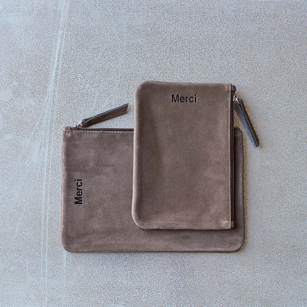 Merci - Pochette en daim - Saloon - Image 3
