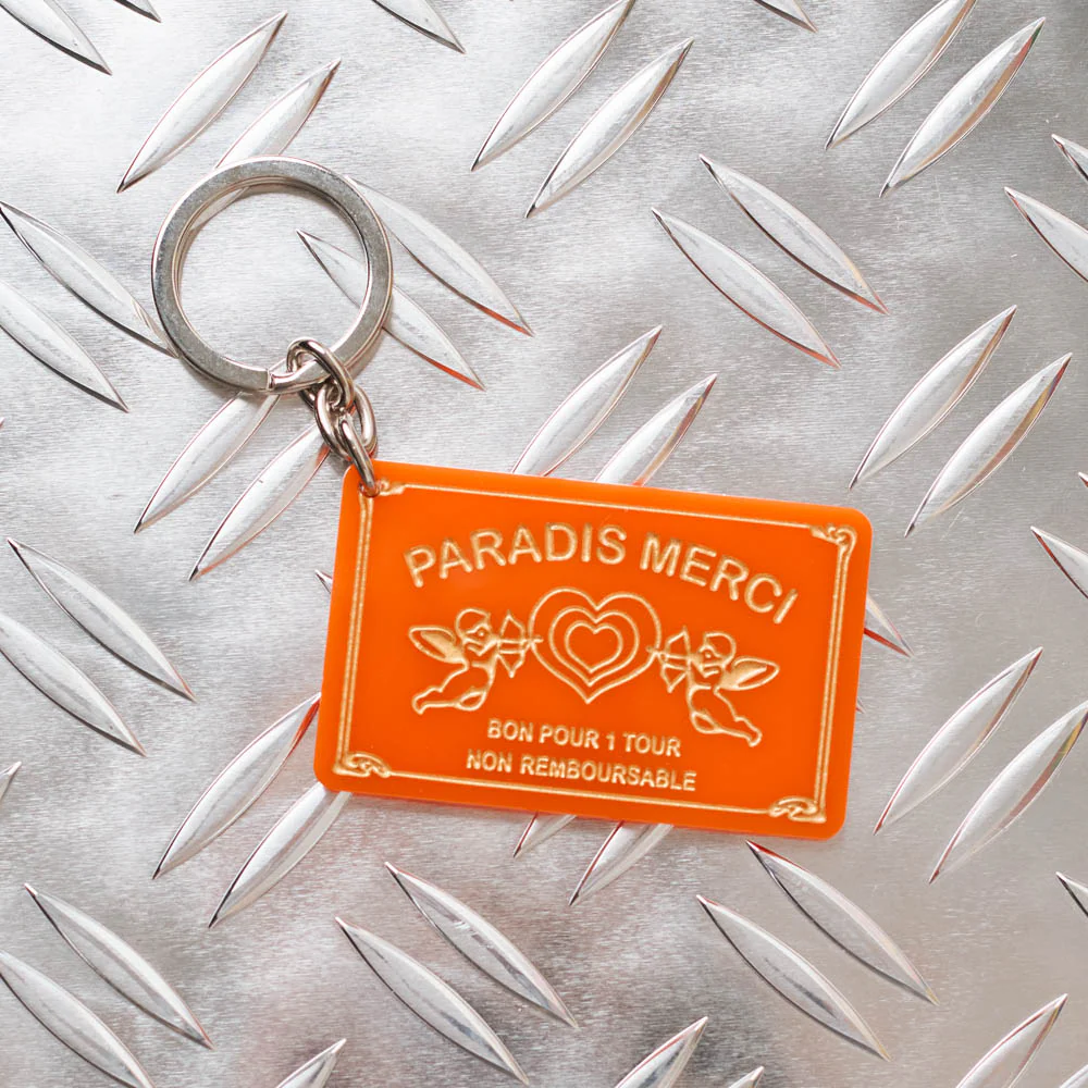 Porte-clés jeton de manège Orange - Merci x Shia McShia