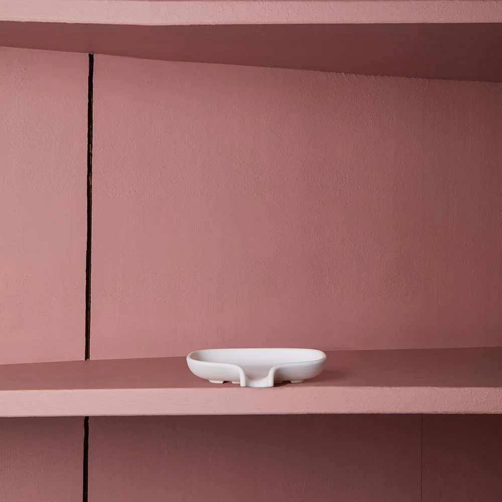 Porte-savon en silicone blanc - Image 5