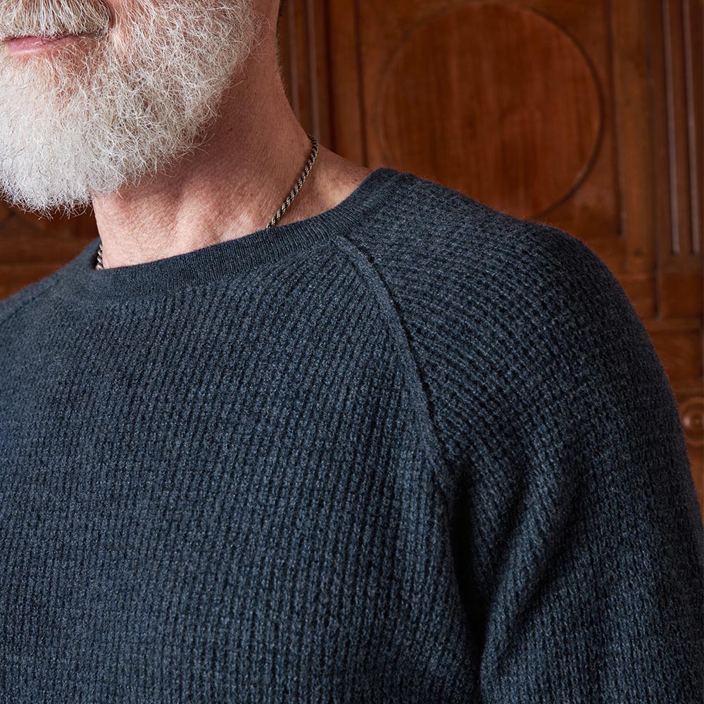 Merci Pull en laine Bleu - Image 5