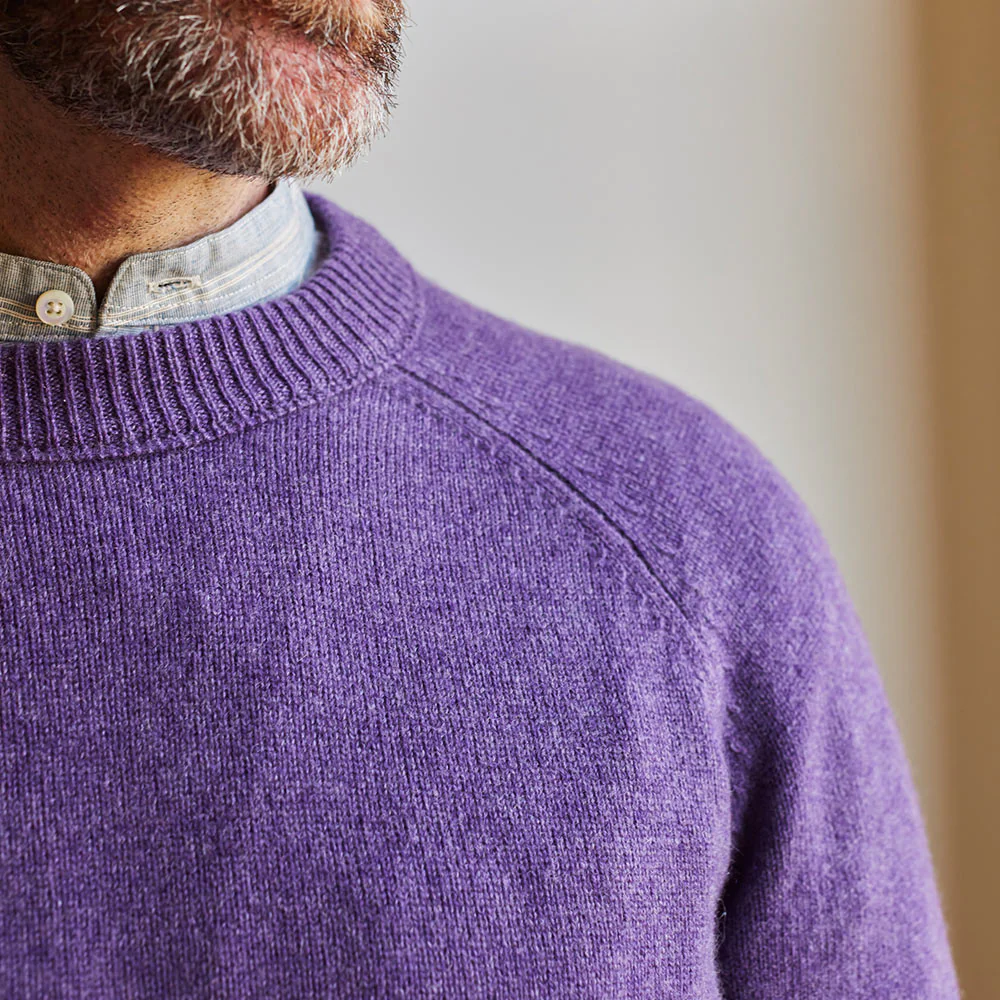 Merci - Pull Sweat Man en cachemire - Violet - Image 3