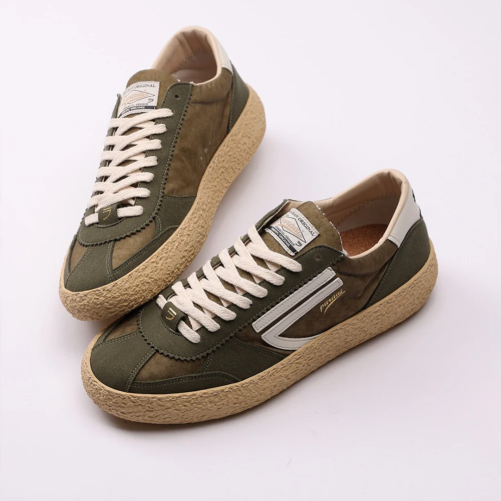 Purrai - Baskets Vintage Nylon - Algue - Image 2