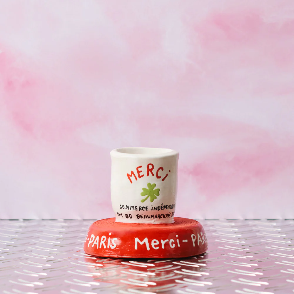 Pyrogène Merci en céramique