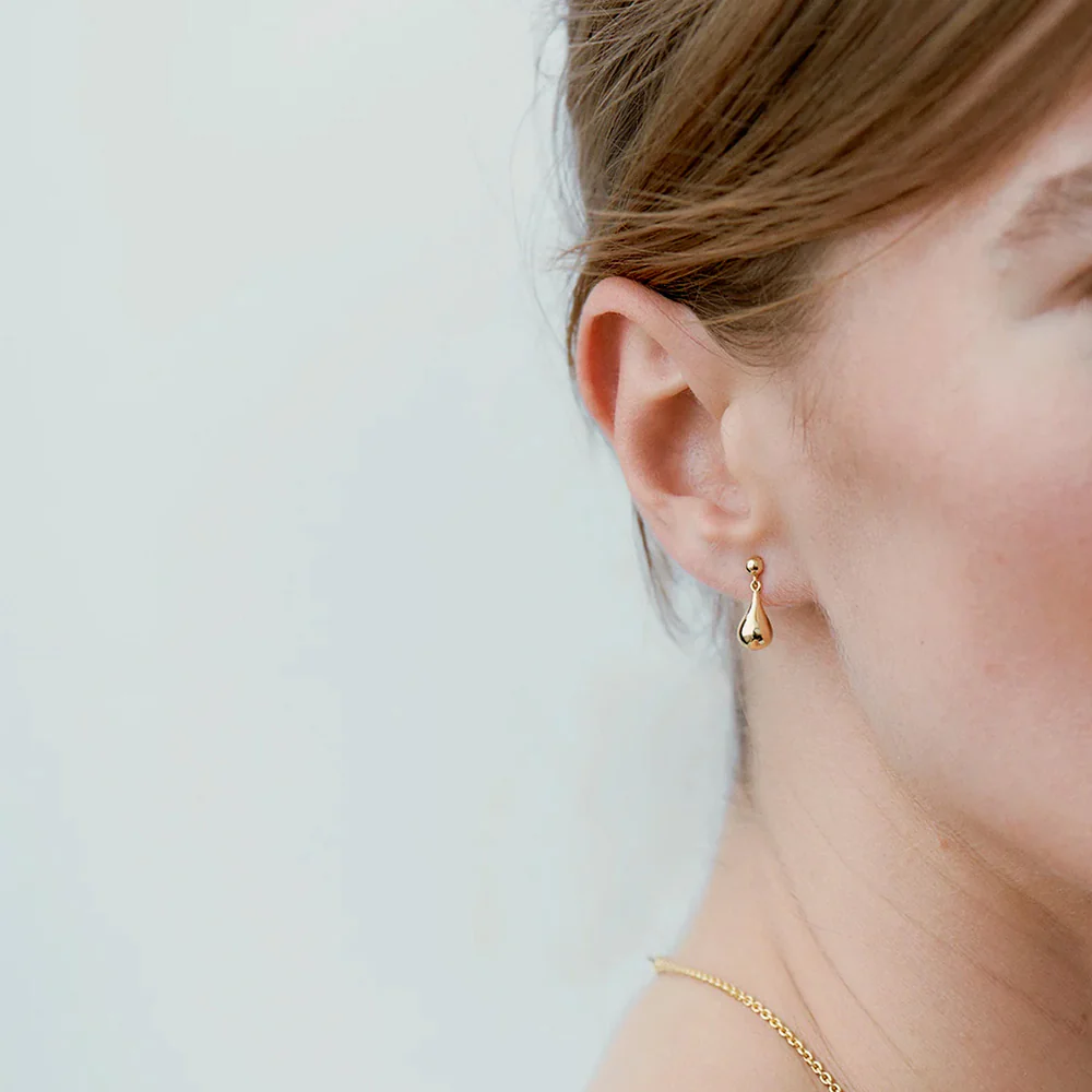 RAGBAG - Petites Boucles d'oreilles Datura - Or - Image 2