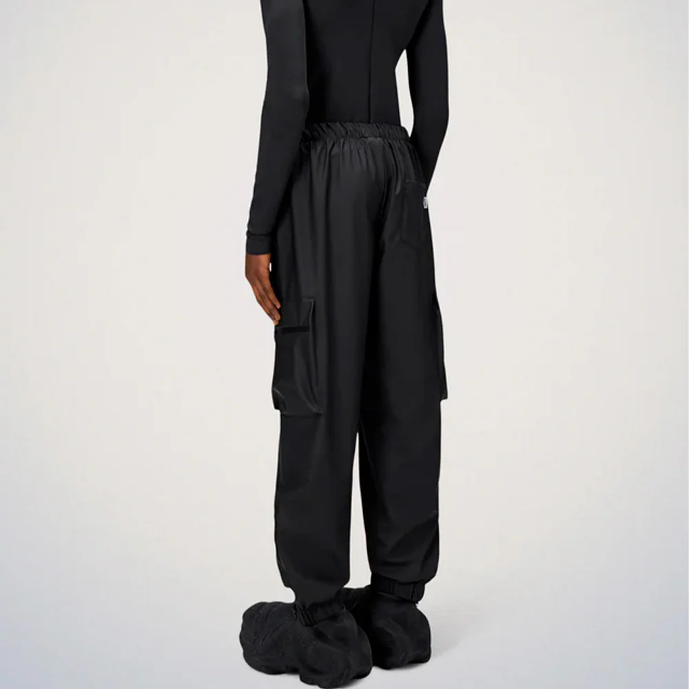 Rains - Pantalon Cargo Regular Imperméable - Noir - Image 3