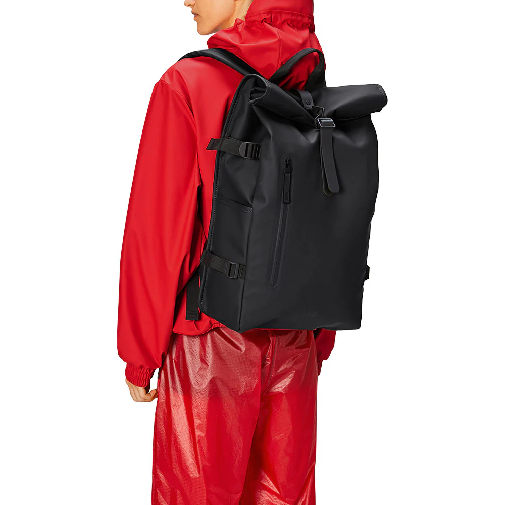 Rains - Sac Rolltop Rucksack Large - Noir - Image 3