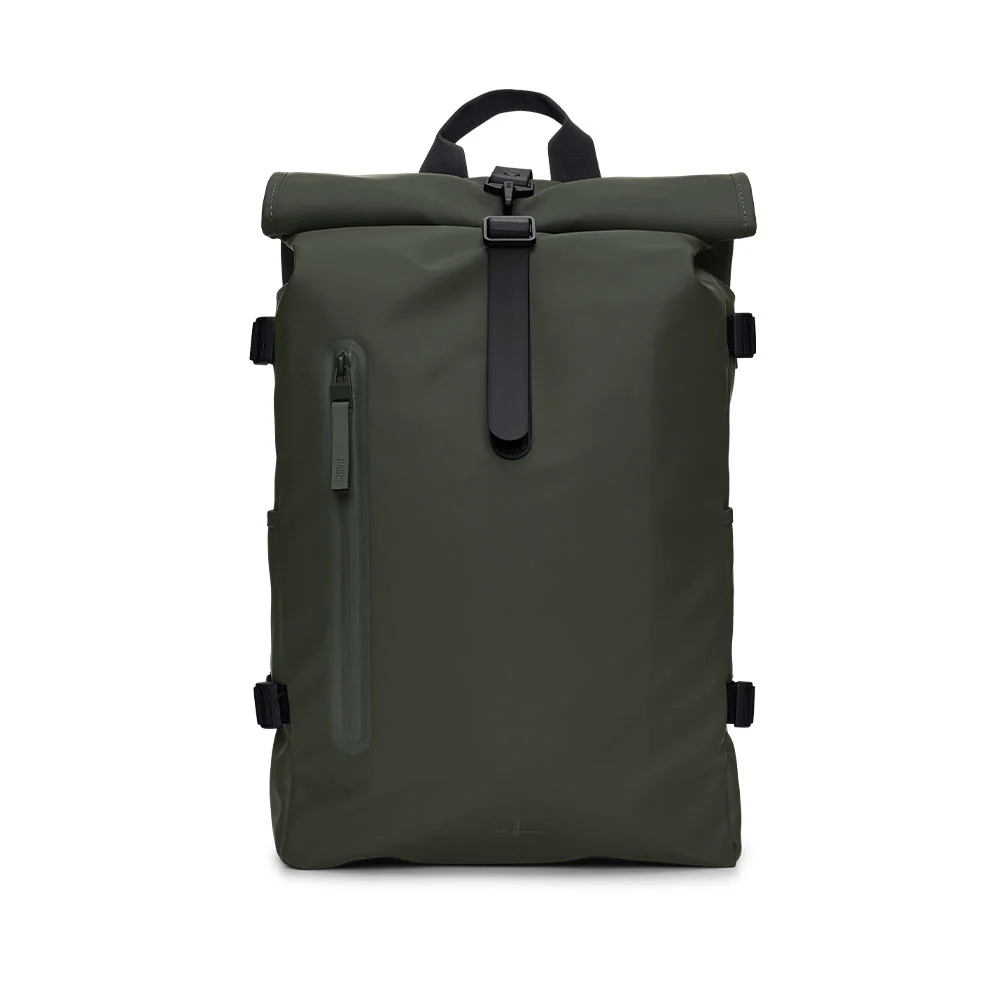 Rains - Sac Rolltop Rucksack Large - Vert