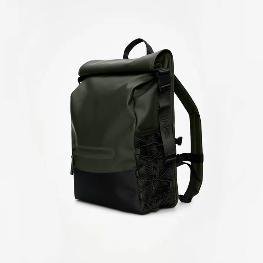 Rains - Sac Trail Mountaineer Rolltop W3 - Vert Foncé - Image 4