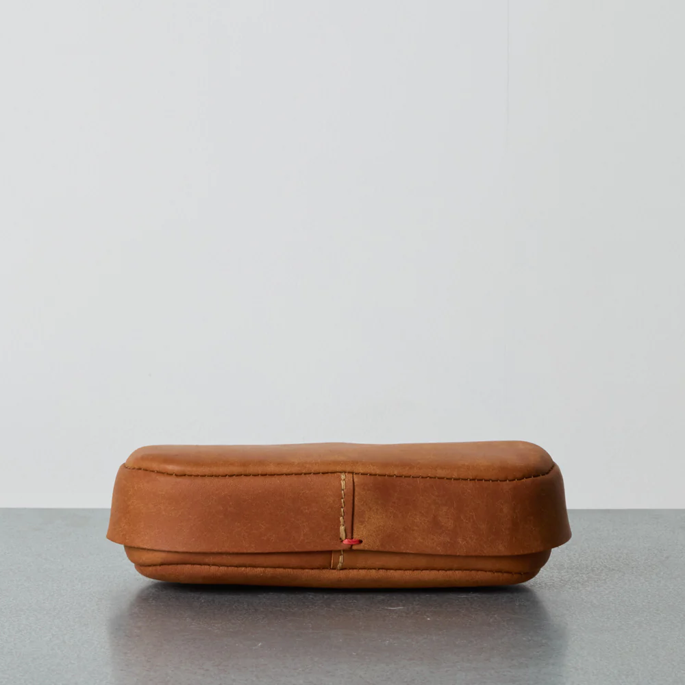 Rangement oval en cuir - Image 3