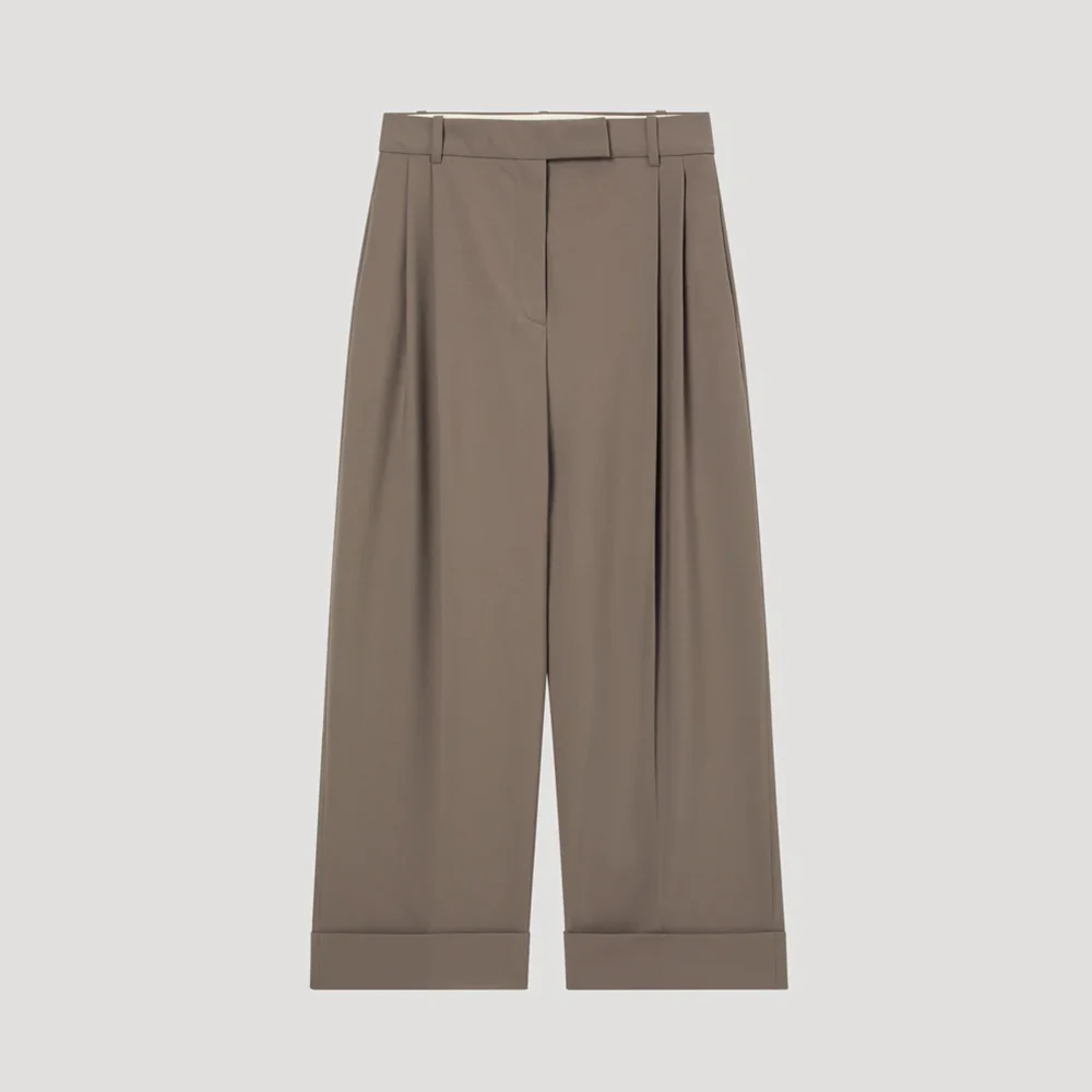 Rohe - Pantalon à revers - Taupe