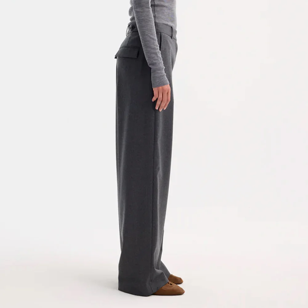 Rohe - Pantalon Large - Gris foncé - Image 3