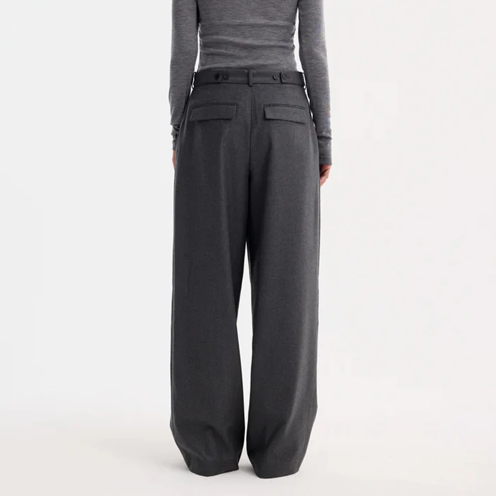 Rohe - Pantalon Large - Gris foncé - Image 5