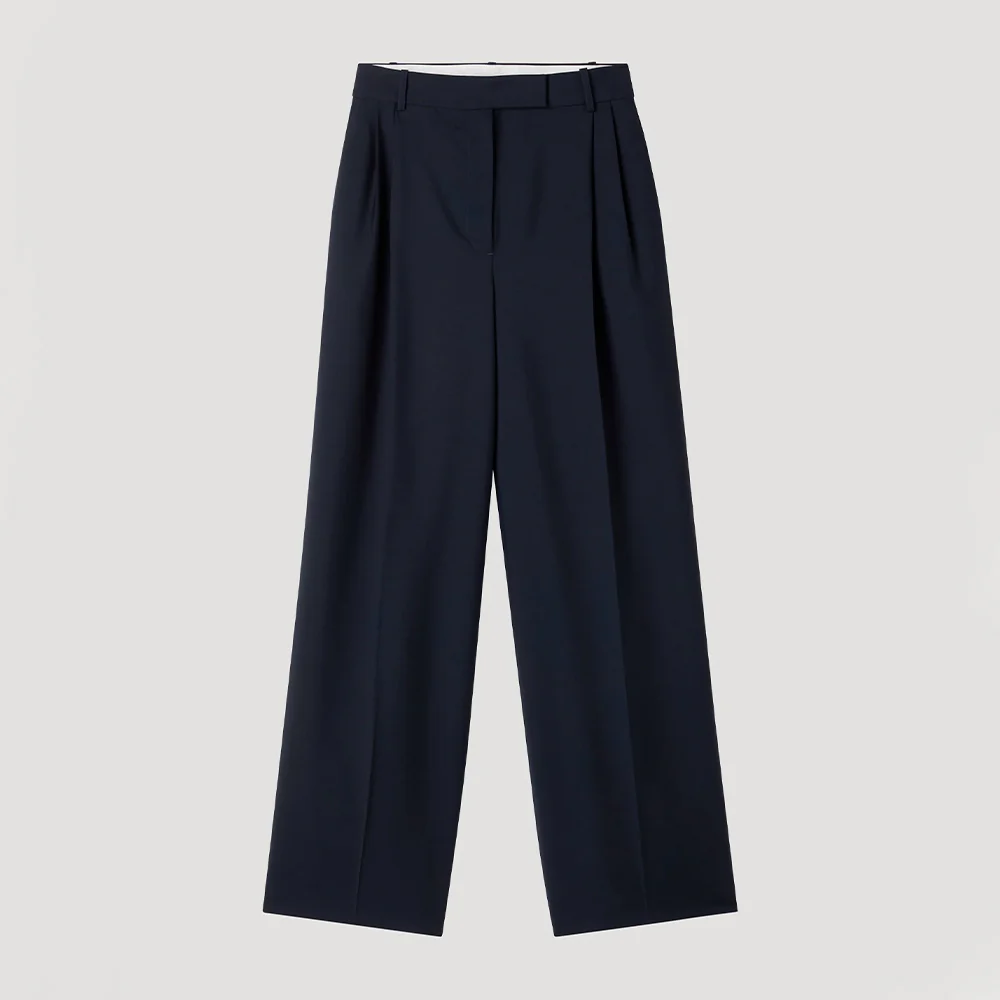 Rohe - Pantalon Tailleur Midwaist - Marine
