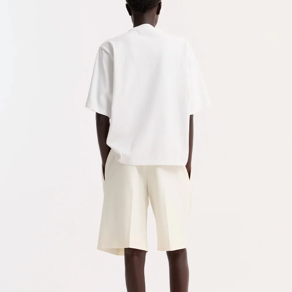 Rohe - T-shirt Oversize en coton - Blanc Optique - Image 4