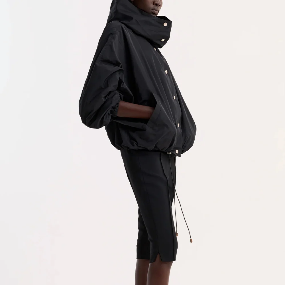 Rohe - Veste Volume Silk Blend - Noir - Image 3