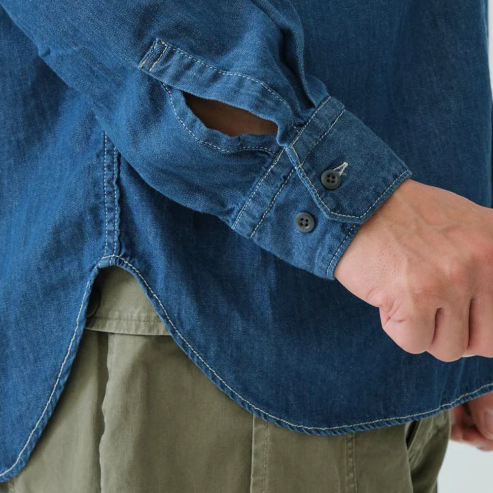 Sage de Cret - Chemise Travail Denim - Bleu - Image 4