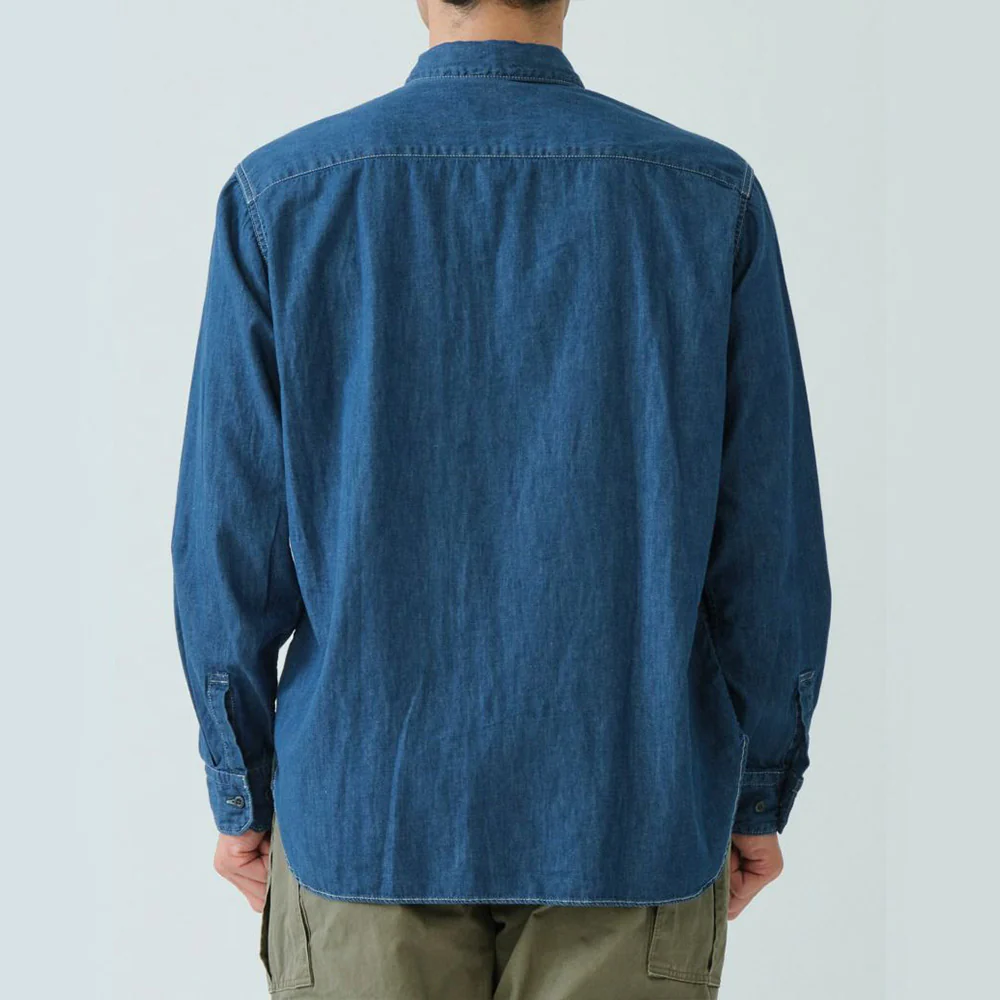 Sage de Cret - Chemise Travail Denim - Bleu - Image 7