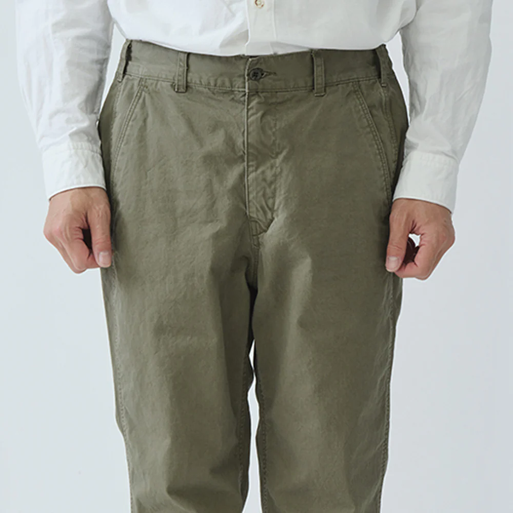 Sage de Cret - Pantalon Chino Pegtop - Olive - Image 2