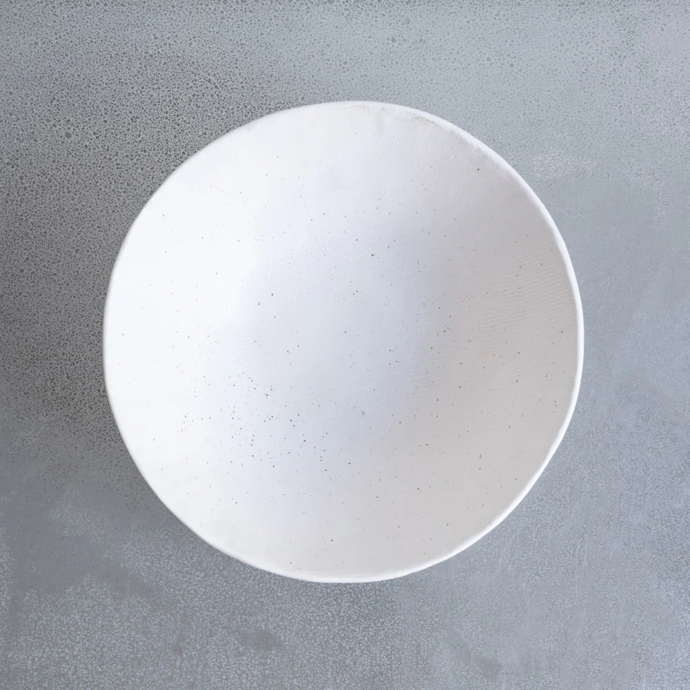 Saladier en grès - Crème - Image 2