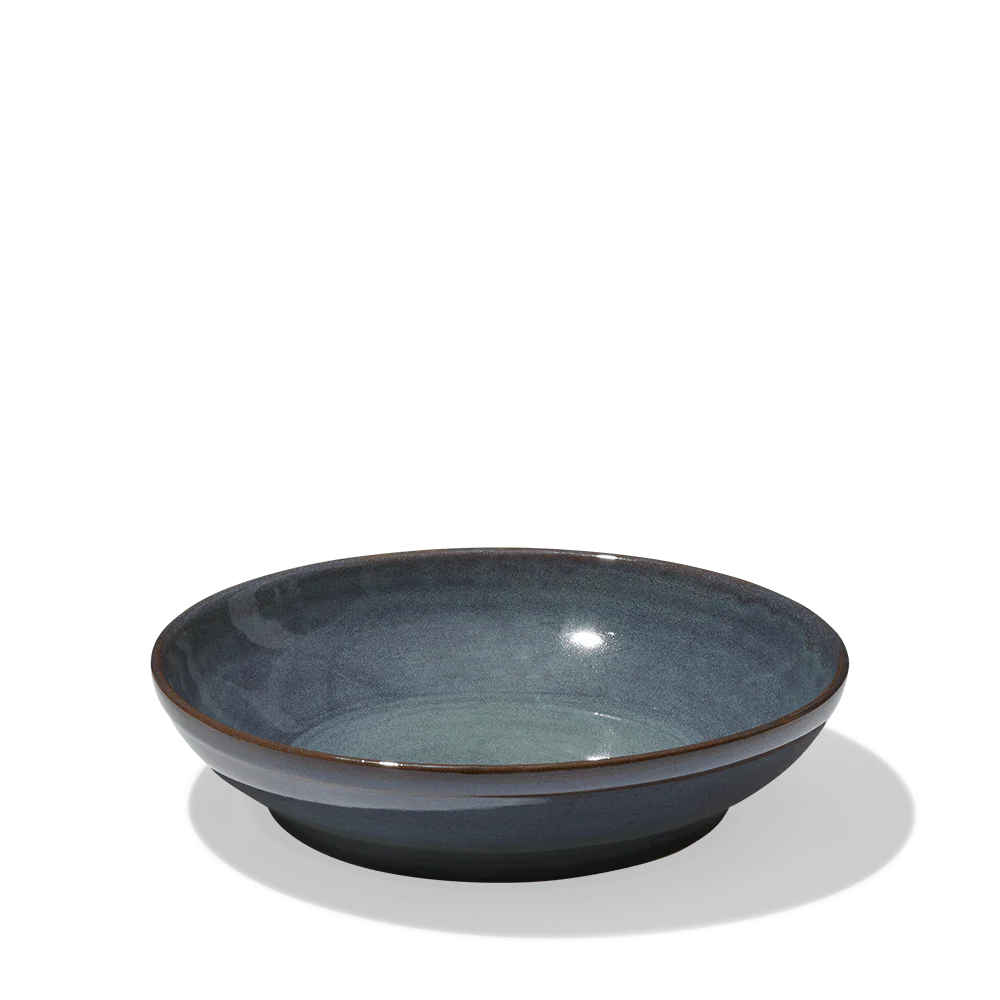 Saladier en grès émaillé Jaspe - Bleu - Image 3