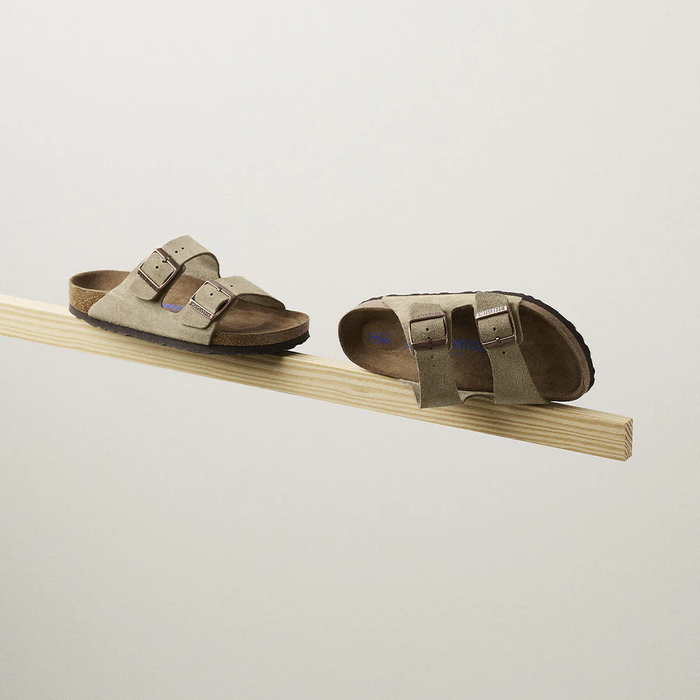 Birkenstock - Sandales Lit de pied souple Arizona - Taupe - Image 5