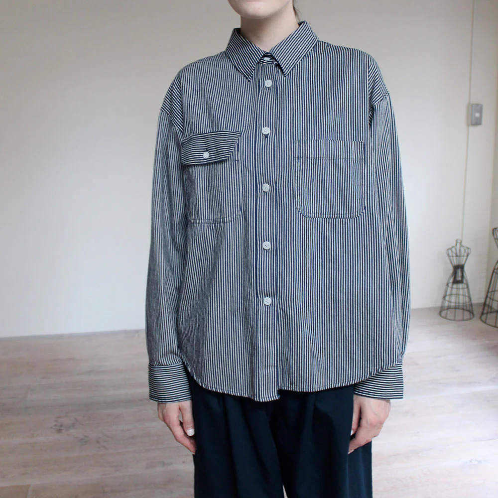 Sarahwear - Chemise Ranch Hickory - Indigo Ecru - Image 2