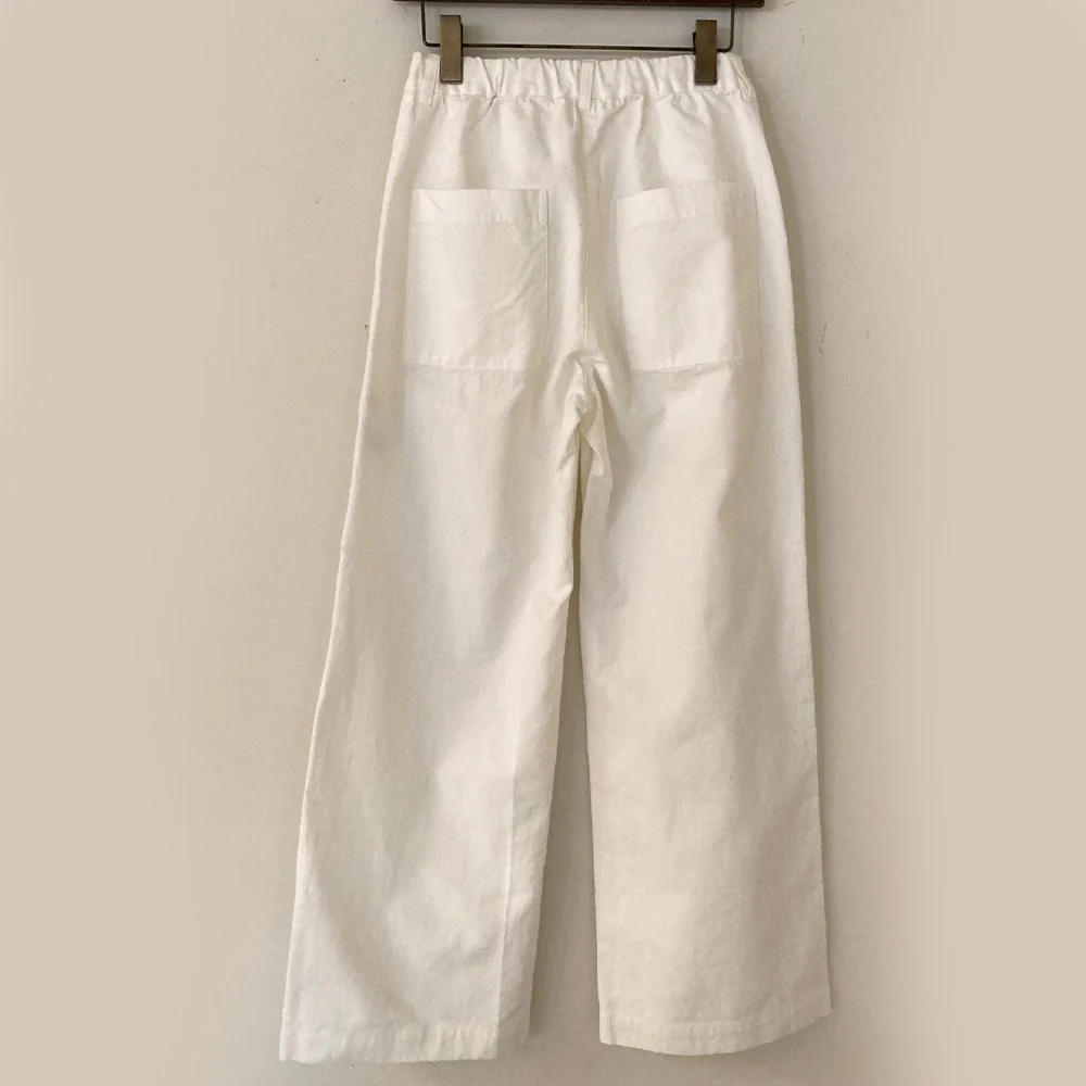 Sarahwear - Pantalon Carole Organic - Blanc - Image 4
