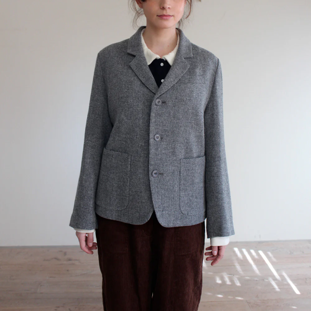 Sarahwear - Veste British Tweed - Gris - Image 2
