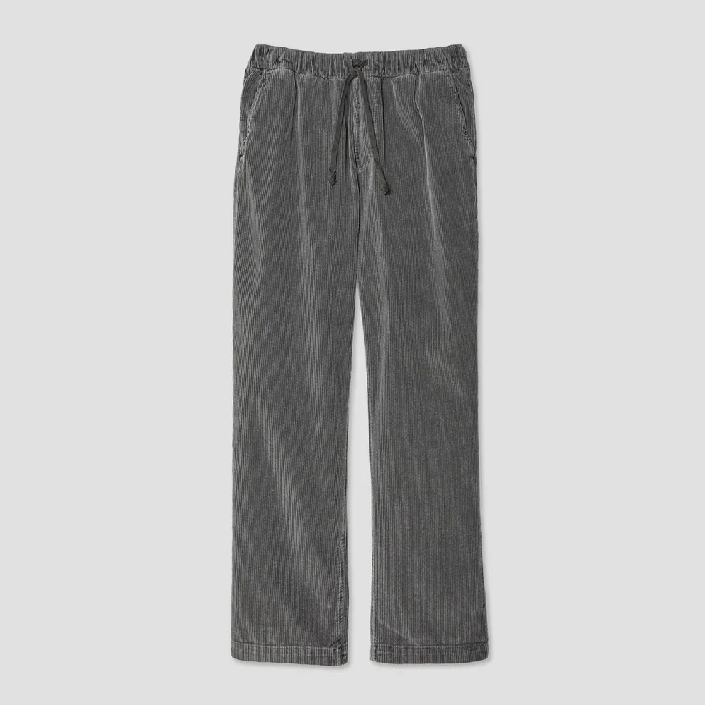 Save Khaki United - Chino en velours - Noir
