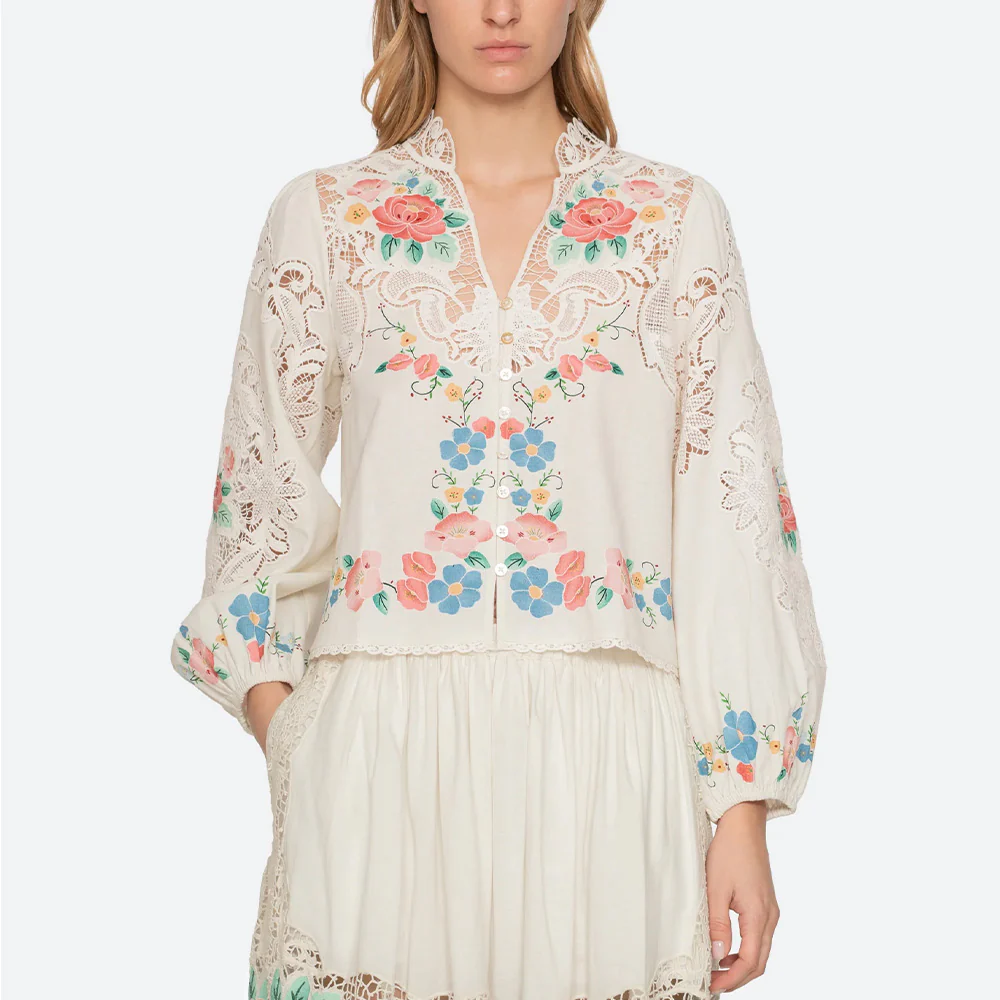 Sea NY - Blouse Astrid - Ecru - Image 2